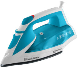 RUSSELL HOBBS  Supreme 23040 Steam Iron - White & Blue